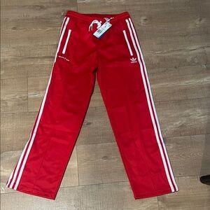 adidas x Sporty & Rich Track Pant Red/White size small nwt